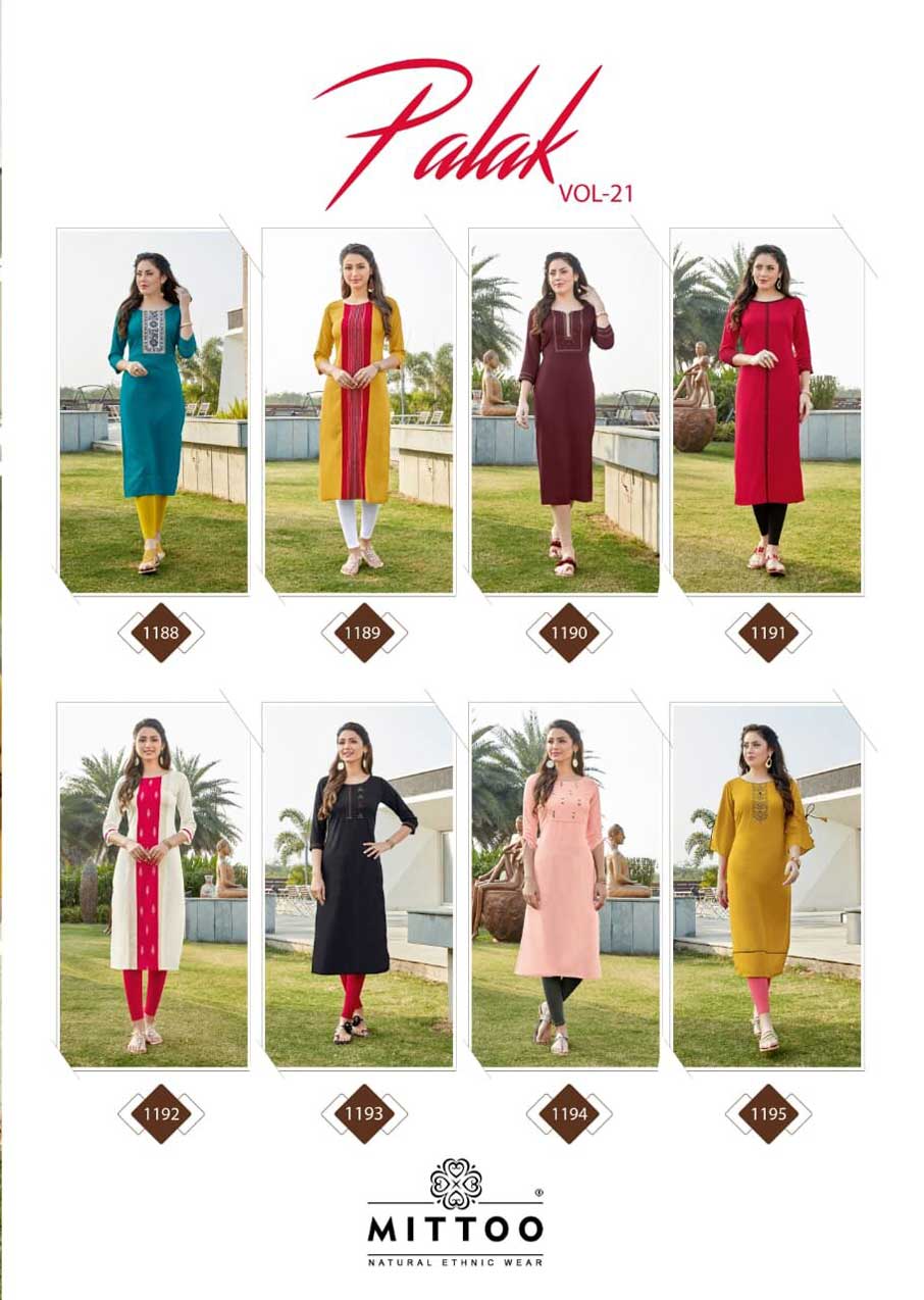 Palak Vol-21 Wholesale Kurti Clothing Catalog Palak Vol-21 Wholesale Kurti Clothing Catalog